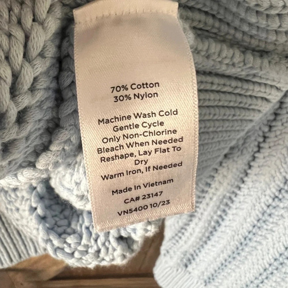 Haven Well Within Open Stitch Cardigan Button Down Sweater DewDrop Size XL EUC - Picture 6 of 7